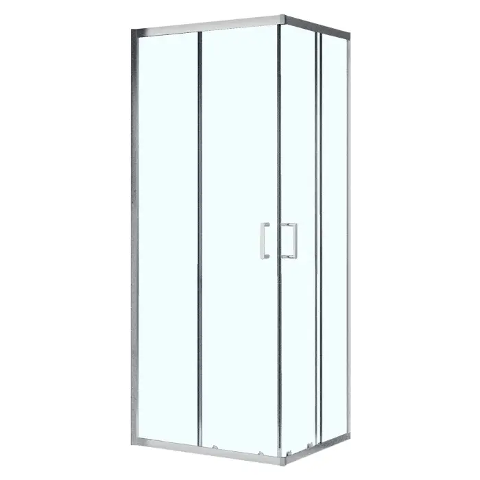 Душевое ограждение Azario VIENNA 1000х1000х1950 прозрачное стекло 6 мм, профиль хром (AZ-R36-100-CH-CL)