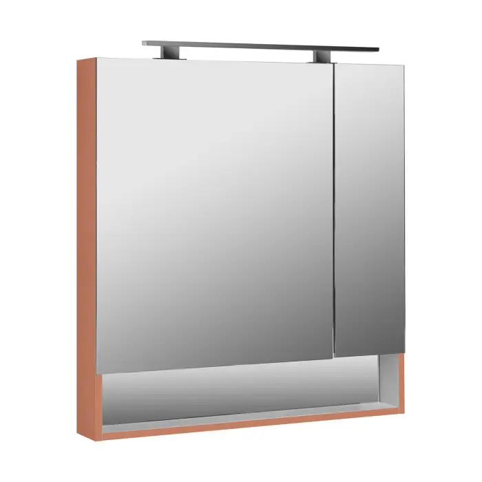 Зеркало-шкаф Roca The Gap Original 80 подвесной, с подсветкой, терракота (Z.RU93.0.784.2)