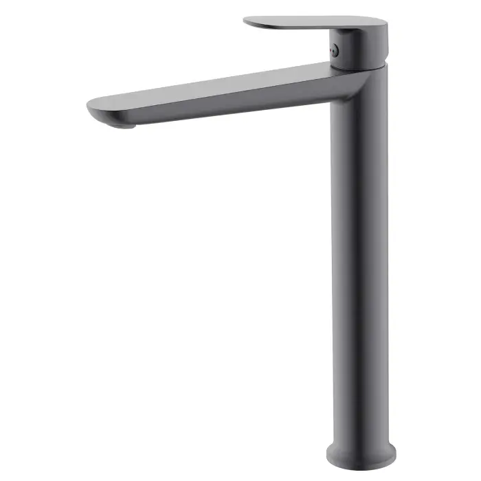 Смеситель для раковины-чаши Azario Alanti высокий, керамический картридж, графит (AZ-K9032GR)