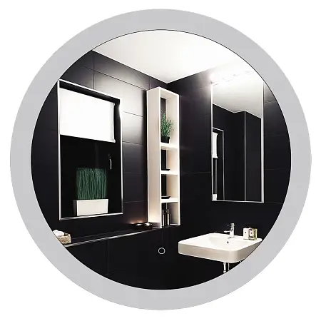 Зеркало Loranto РИО D770 круглое, с подсветкой, сенсорный выключатель с функцией диммера (CS00098011)