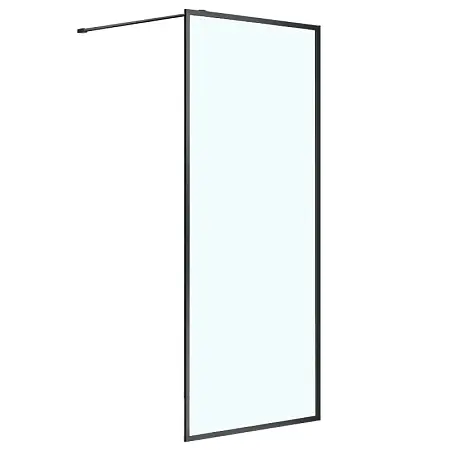 Душевая перегородка AZARIO RICHMOND 6310 Walk-in 1200x2000 прозрачное стекло 6 мм, цвет профиля черный (AZ-NAG 6310 1200 BLACK)