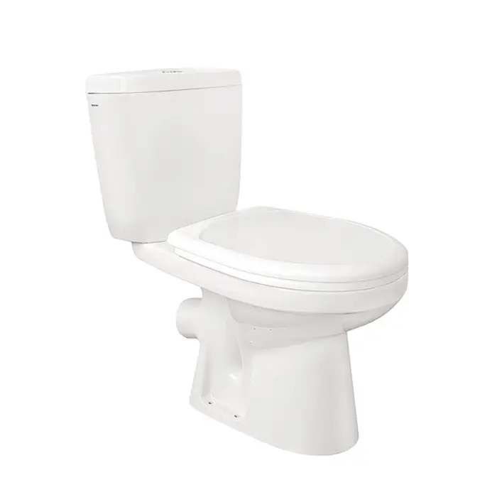 Унитаз-компакт Santek Анимо напольный, с косым выпуском и сидением стандарт (1.WH11.0.032)