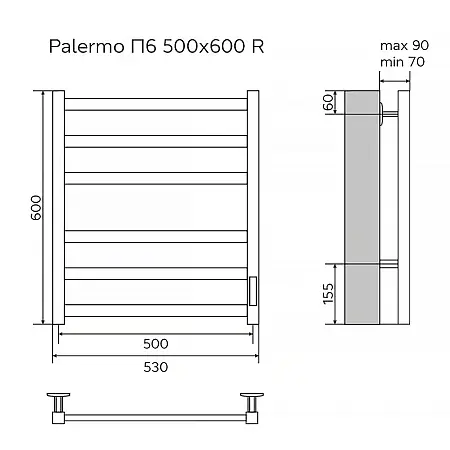 Palermo П6 500х600 R