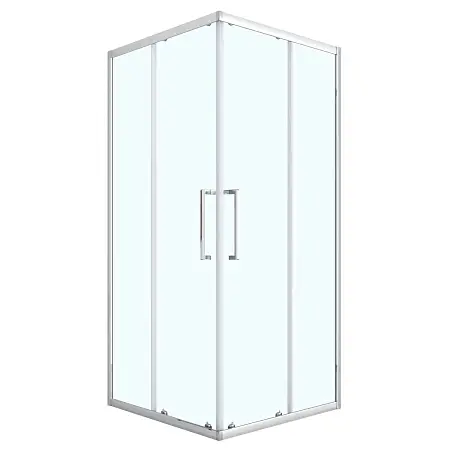 Душевое ограждение без поддона Loranto 90х90х190 CS-AB01C-90 цвет хром