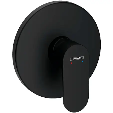 Смеситель для душа Hansgrohe Rebris S внешняя часть, черный матовый (72667670)