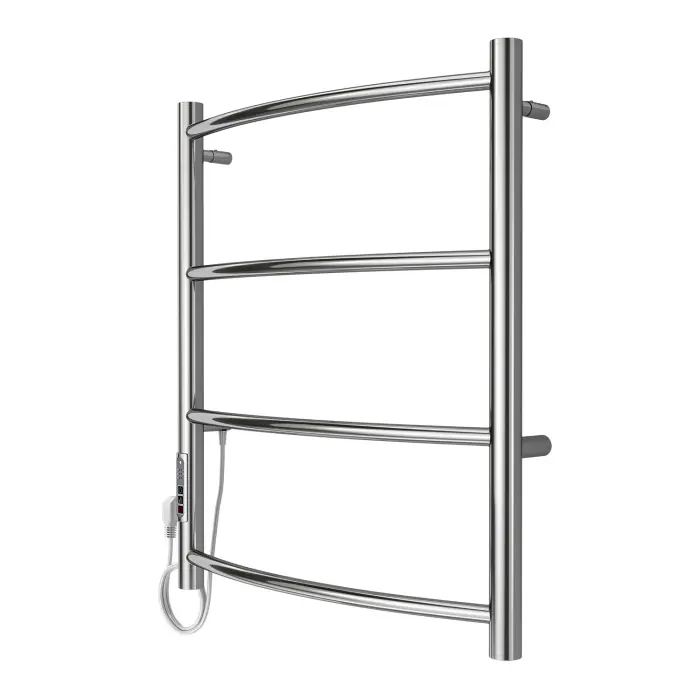 Полотенцесушитель электрический AZARIO VERONA 500/600 4 секции, диммер слева, хром (AZ04756)