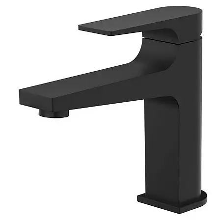 Cмеситель для раковины Azario Арида керамический картридж, черный матовый (AZ-K1054B)