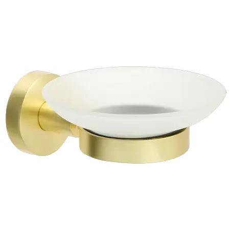 Мыльница Fixsen Comfort Gold стекло, золото сатин (FX-87008)