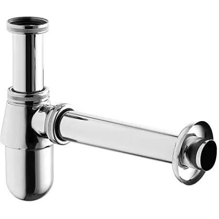 Сифон для раковины Kludi бутылочный G1 1/4, хром (1010505-00)