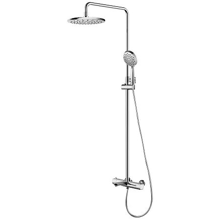 Душевая система Azario GALAXY термостатический картридж, хром (AZ-67B47EV1-1DC1J19A-ZH3394A-HB1153C)