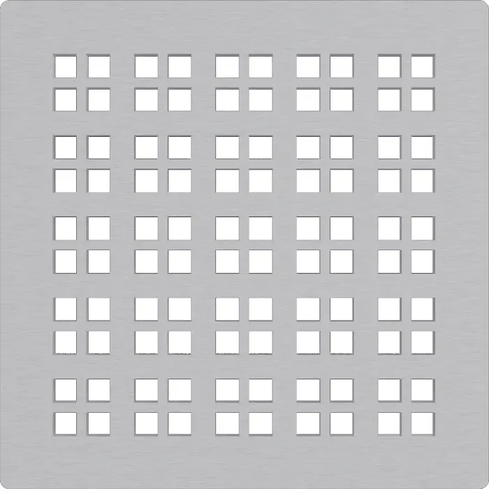 Alcadrain MPV015 Решетка для cливных трапов из нержавеющей стали 102×102 мм