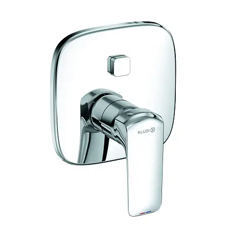 Встраиваемый смеситель KLUDI AMEO для ванны и душа; автом. переключатель душ/ванна PUSH&SWITCH, хром (416590575)