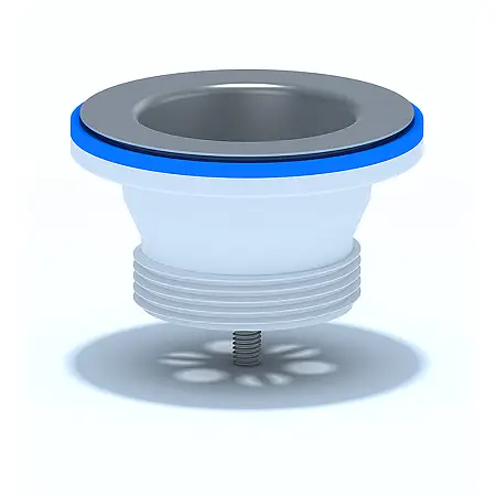 Выпуск Ани Пласт 1 1/2" с нержавеющей решеткой (M100)