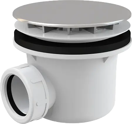 Сифон для душевого поддона Alcadrain, хромированный (A49CR)