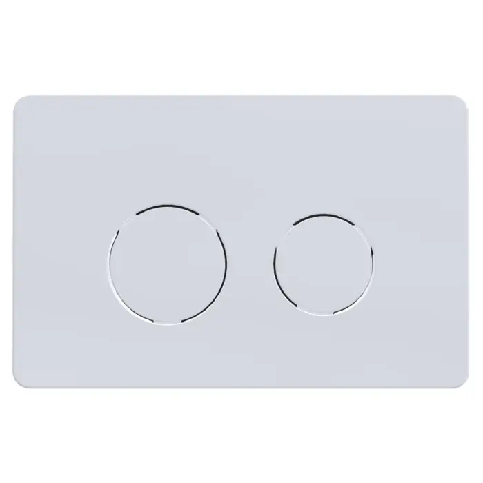 Кнопка смыва AZARIO двойная, круглая, цвет белый (AZ-8200-0085/AZ-P57-0130)