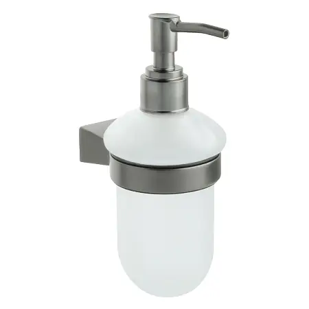 Дозатор для жидкого мыла Fixsen Trend GRAPHITE стекло, графит (FX-98012)