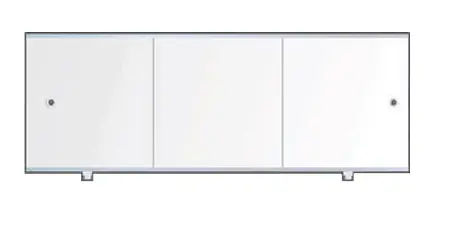 Экран для ванны  Метакам ПРЕМИУМ А  1,48 алюминиевый каркас, белый (CS00010183)