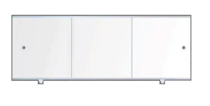 Экран для ванны  Метакам ПРЕМИУМ А  1,48 алюминиевый каркас, белый (CS00010183)