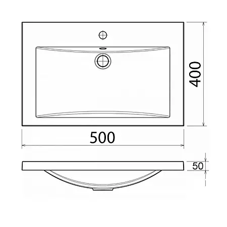 раковина Фостер 50_схема